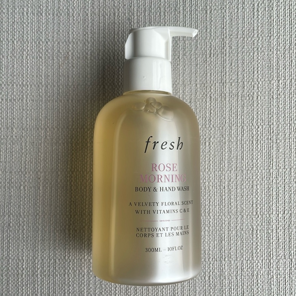 Fresh rose morning body and hand wash